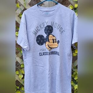 Disney Mickey Mouse Gray Short Sleeve Tee